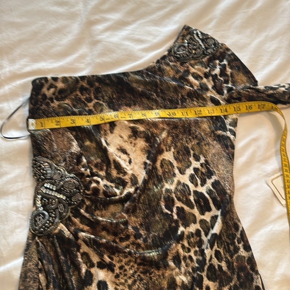 Janine of London NWT  designer and couture fashion leopard print  made in USA - Picture 10 of 13